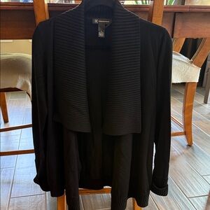 INC International Concepts Black Knit Cardigan